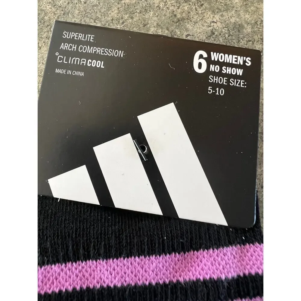 Adidas No Show socks, Women's size 5-10